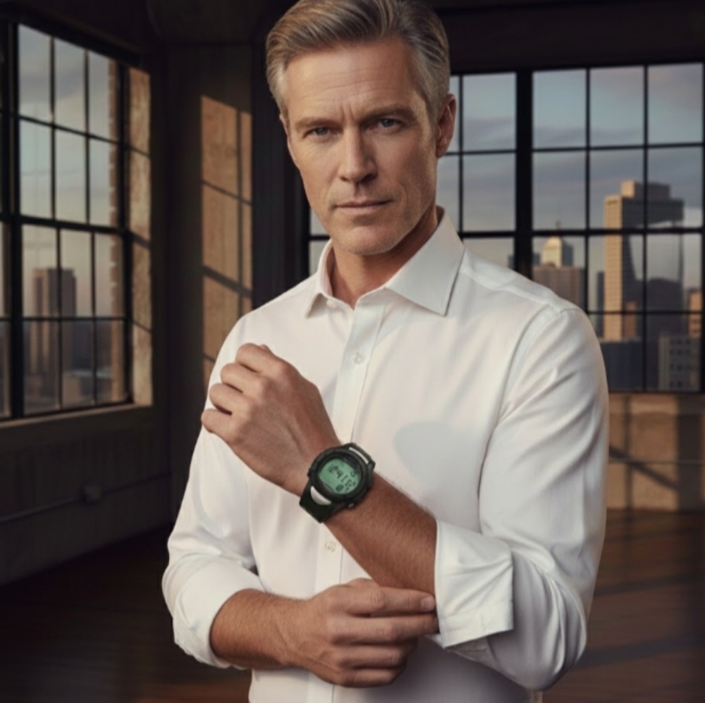 Medline Heart Rate Monitor & Pedometer Watch